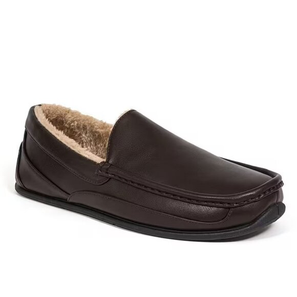 Deer Stags Spun Moccasin Slippers - Brown - Picture 1 of 11